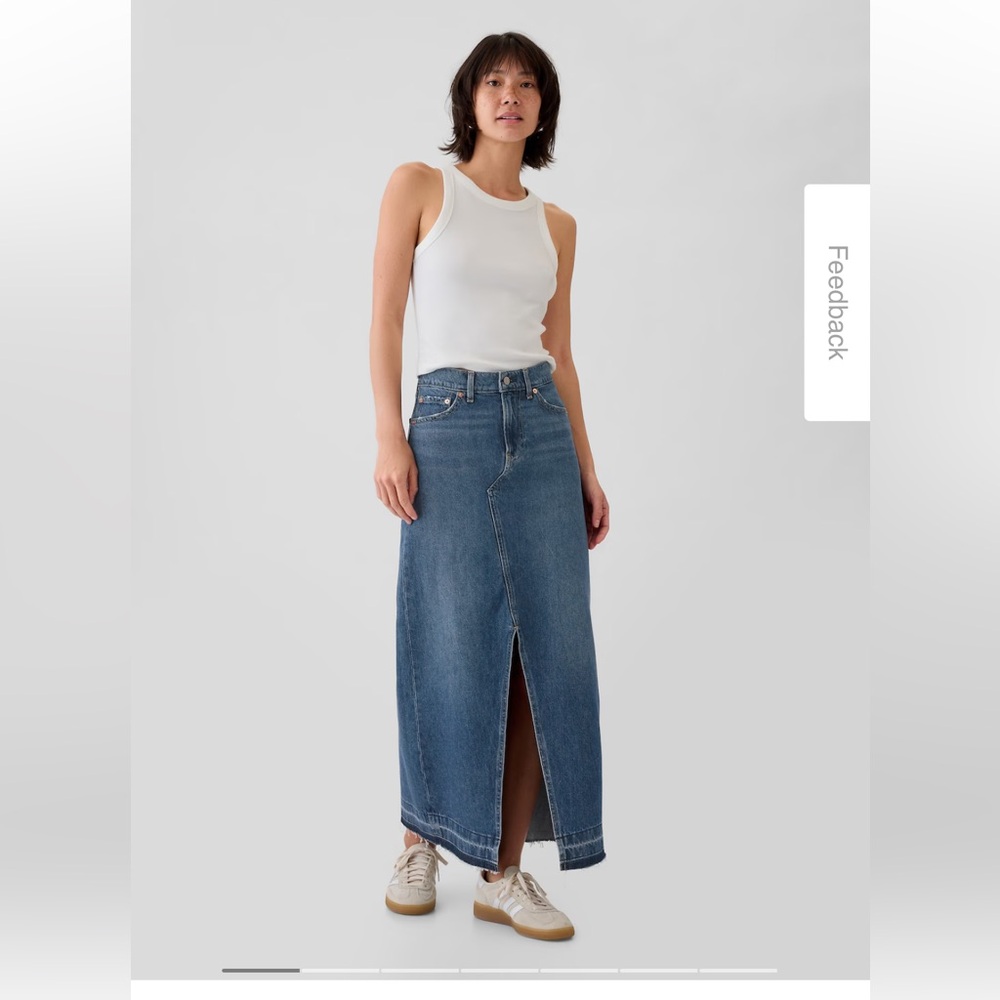 Gap denim Maxi Skirt